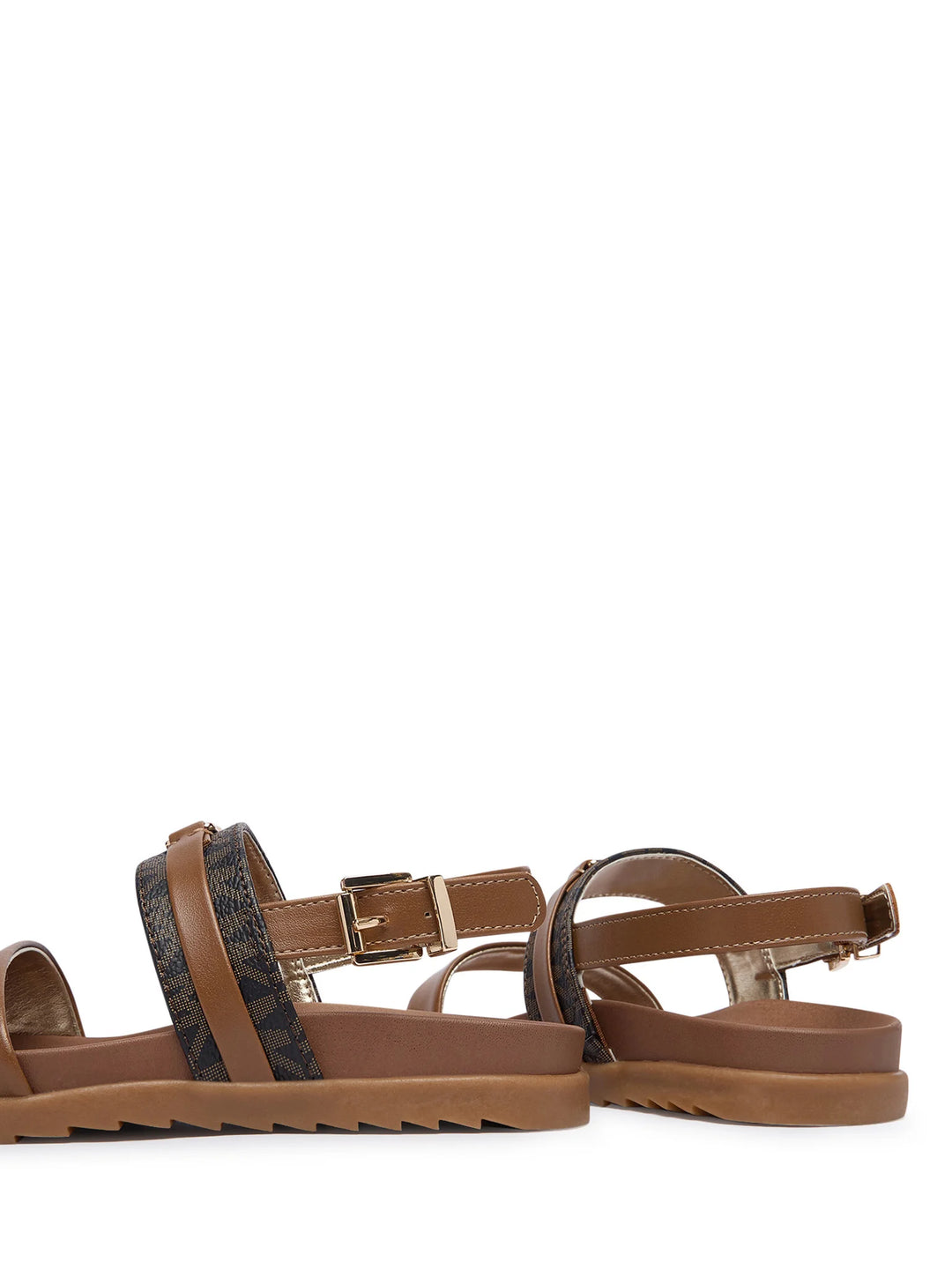 MICHAEL KORS NIÑA SANDALIA IRENE BROWN MONOGRAM/LUGGAGE SYNTHETIC