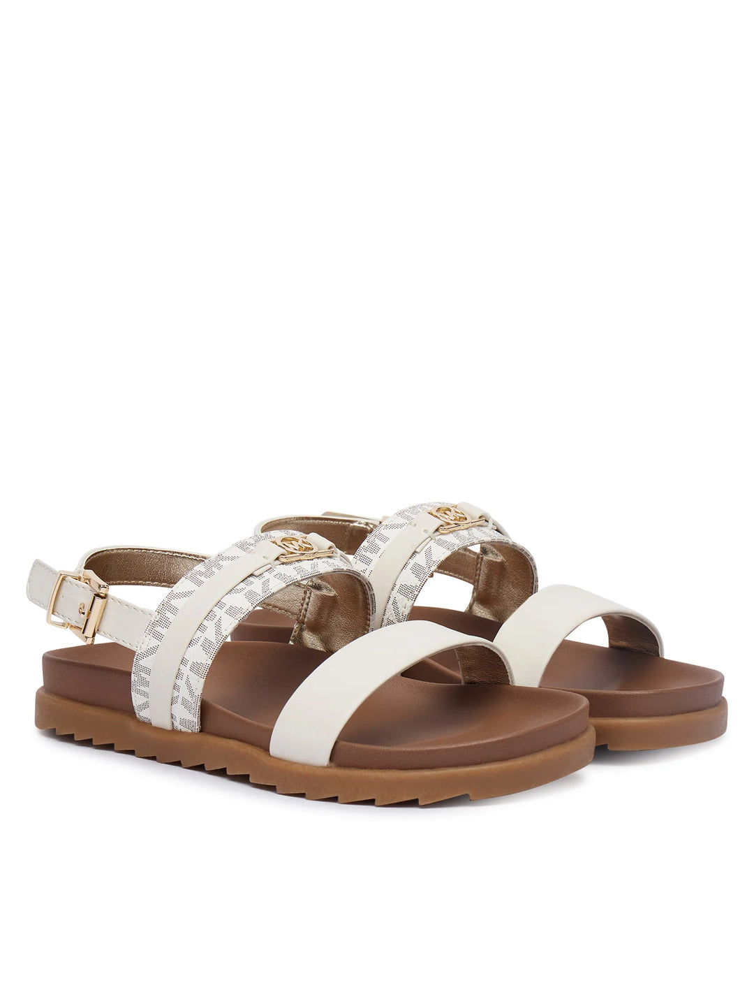 MICHAEL KORS NIÑA SANDALIA IRENE VANILLA MONOGRAM/VANILLA SYNTHETIC