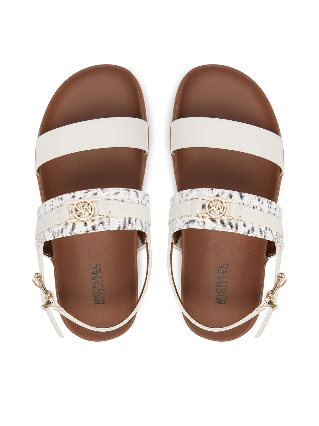 MICHAEL KORS NIÑA SANDALIA IRENE VANILLA MONOGRAM/VANILLA SYNTHETIC
