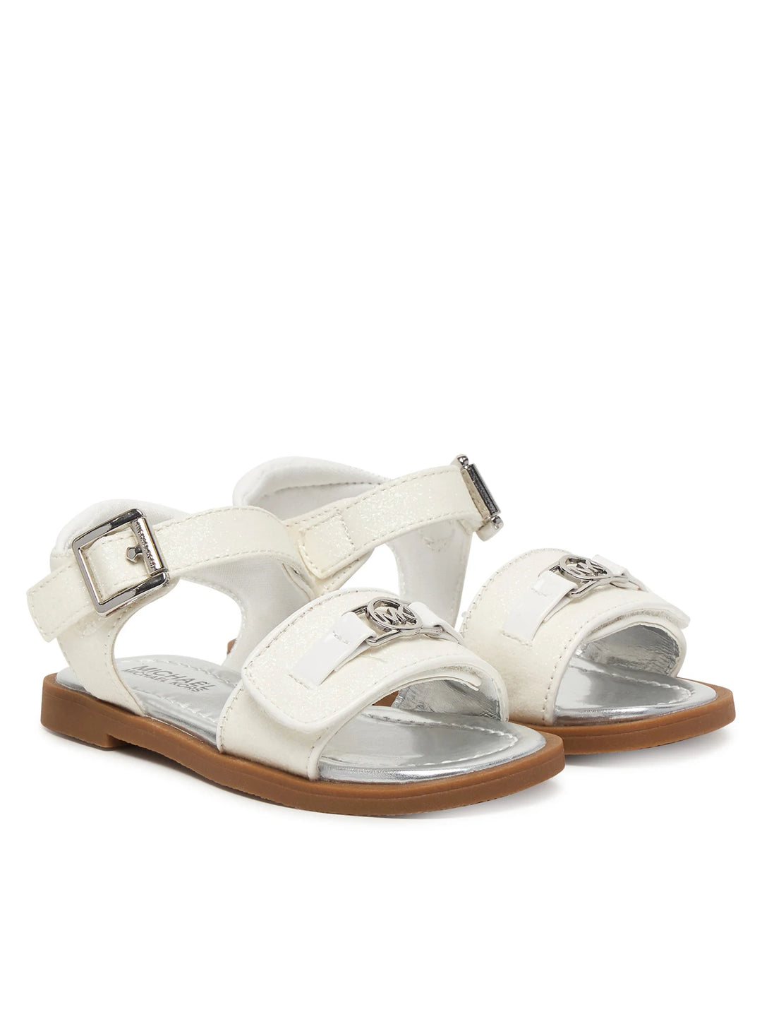 MICHAEL KORS NIÑA SANDALIA KIERAN WHITE GLAM