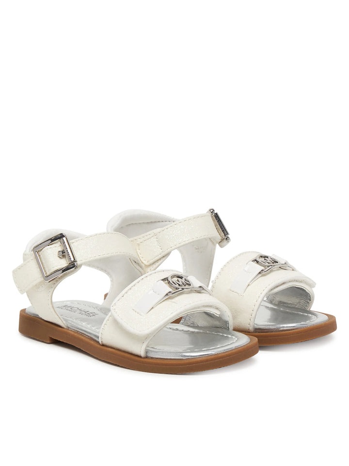 MICHAEL KORS NIÑA SANDALIA KIERAN WHITE GLAM