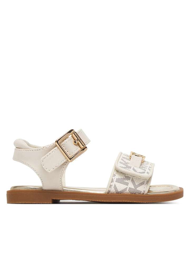 MICHAEL KORS NIÑA SANDALIA KIERAN VANILLA SYNTHETIC/VANILLA MONOGRAM