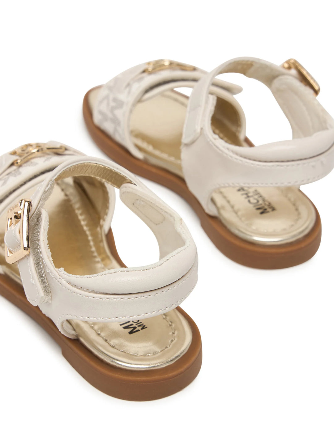 MICHAEL KORS NIÑA SANDALIA KIERAN VANILLA SYNTHETIC/VANILLA MONOGRAM