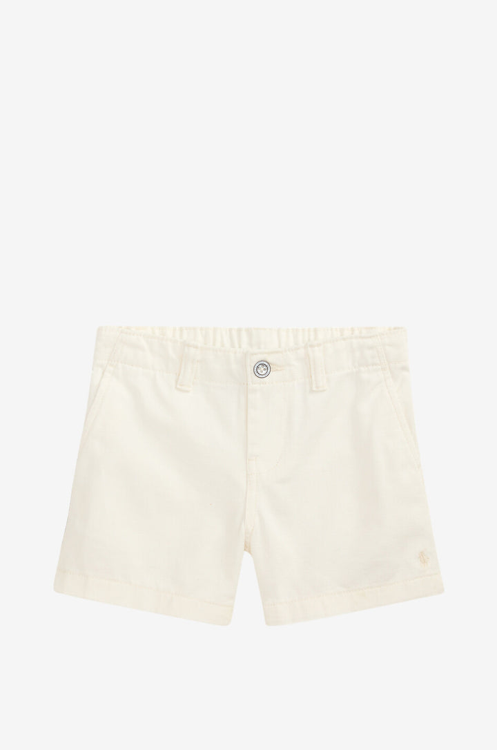 RALPH LAUREN NIÑO SHORT WOVEN DECKWASH WHITE