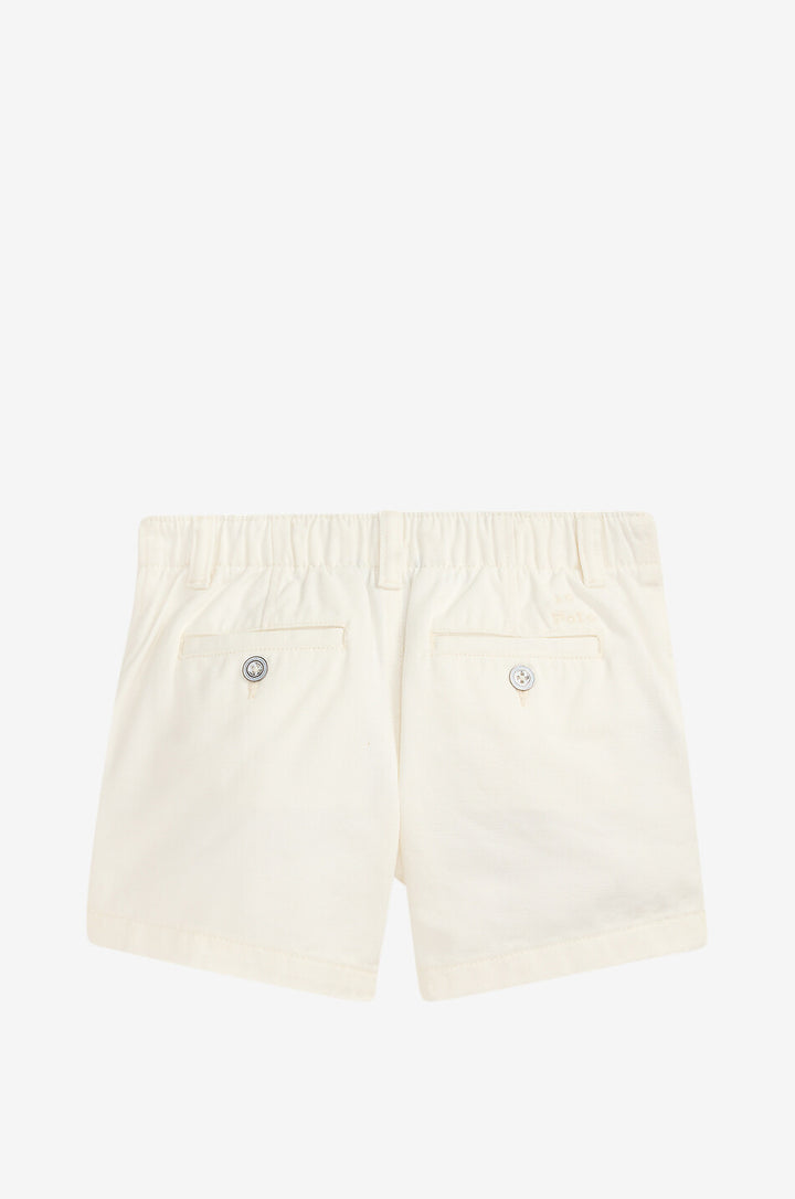 RALPH LAUREN NIÑO SHORT WOVEN DECKWASH WHITE