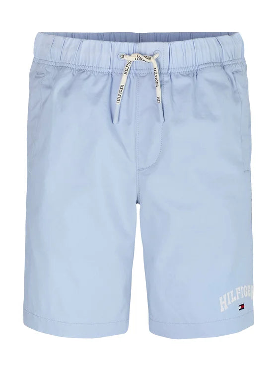 TOMMY HILFIGER NIÑO SHORT STRETCH POPLIN PULL ON BREEZY BLUE