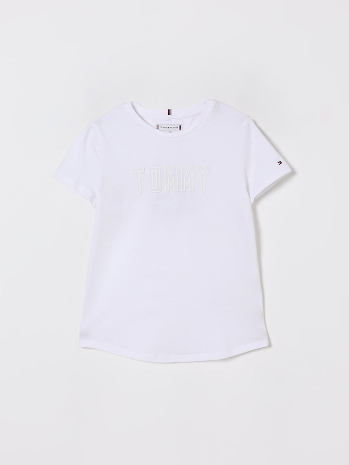 TOMMY HILFIGER NIÑA TSHIRT TONAL WHITE