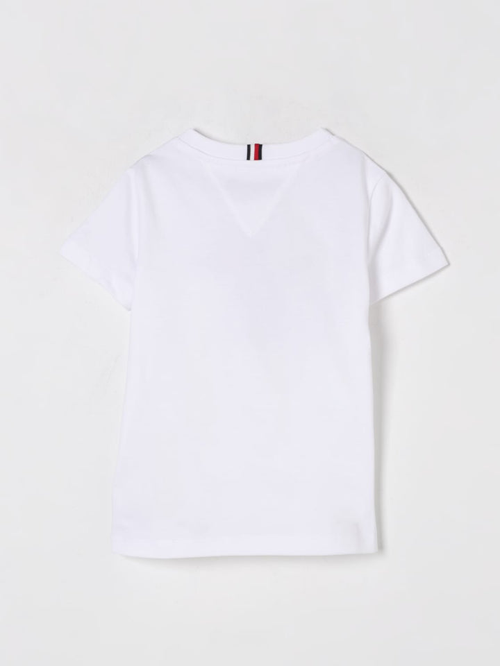 TOMMY HILFIGER NIÑO TSHIRT HILFGER FLAG YACHT APPLIQUE TE WHITE