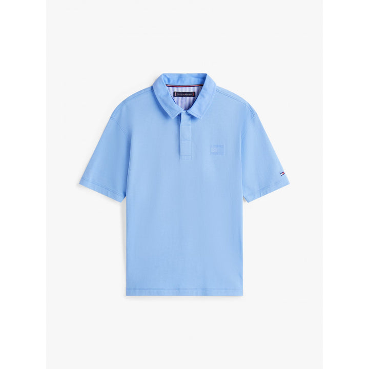 TOMMY HILFIGER NIÑO POLO TONAL FLAG CLOUDY BLUE
