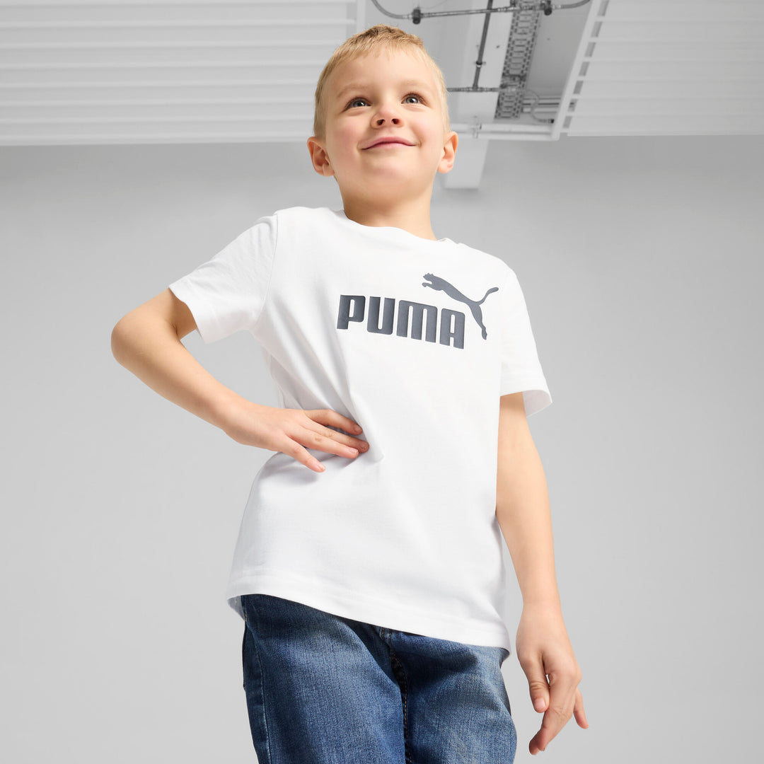 PUMA NIÑO TSHIRT ESS WHITE