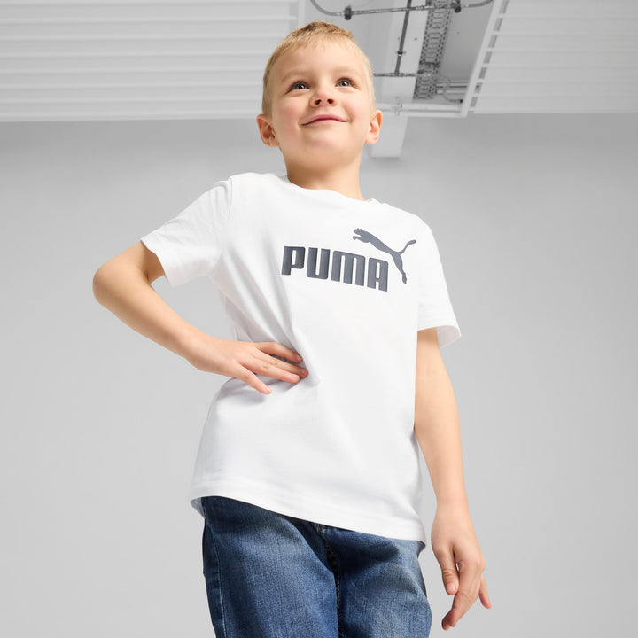 PUMA NIÑO TSHIRT ESS WHITE