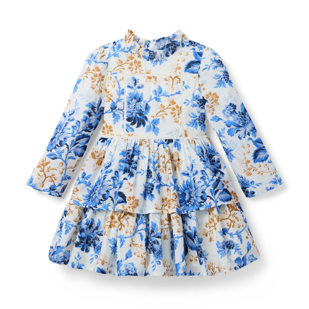 Vestido Floral Blue para Niña