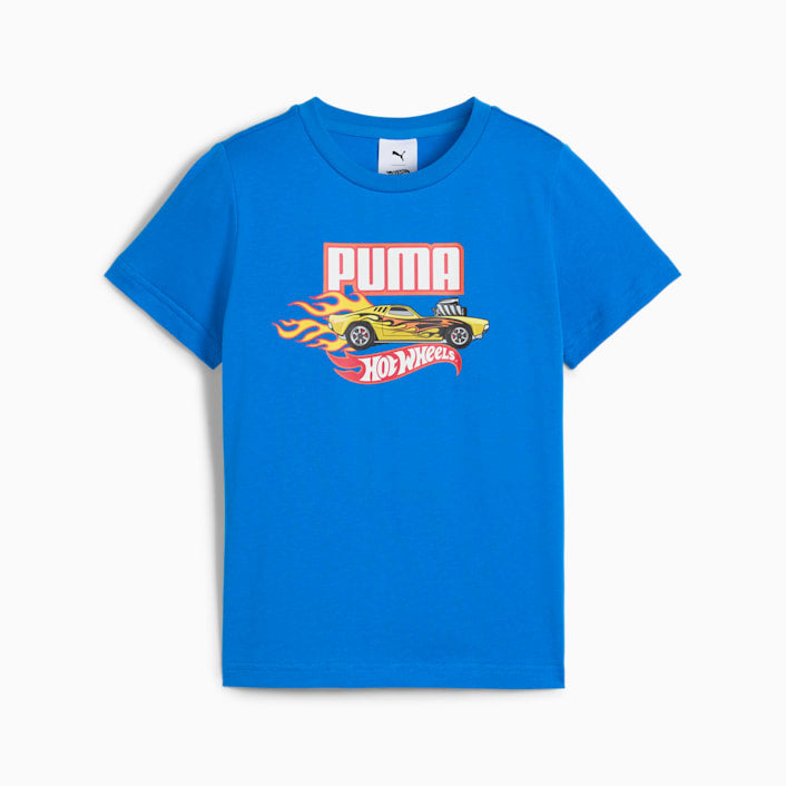PUMA NIÑO TSHIRT X HOT WHEELS GRAPHIC BLUE