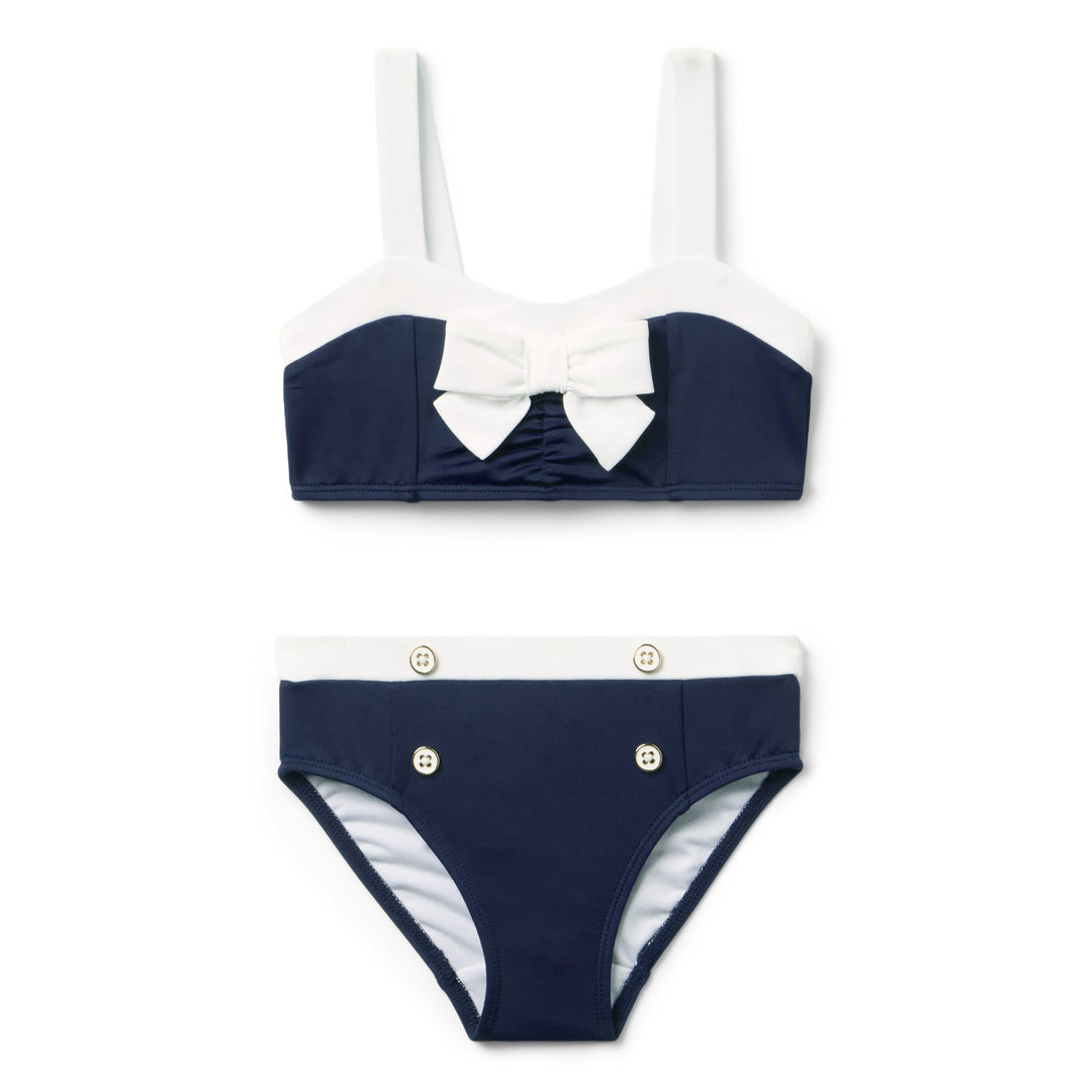Vestido De Baño Navy para Niña