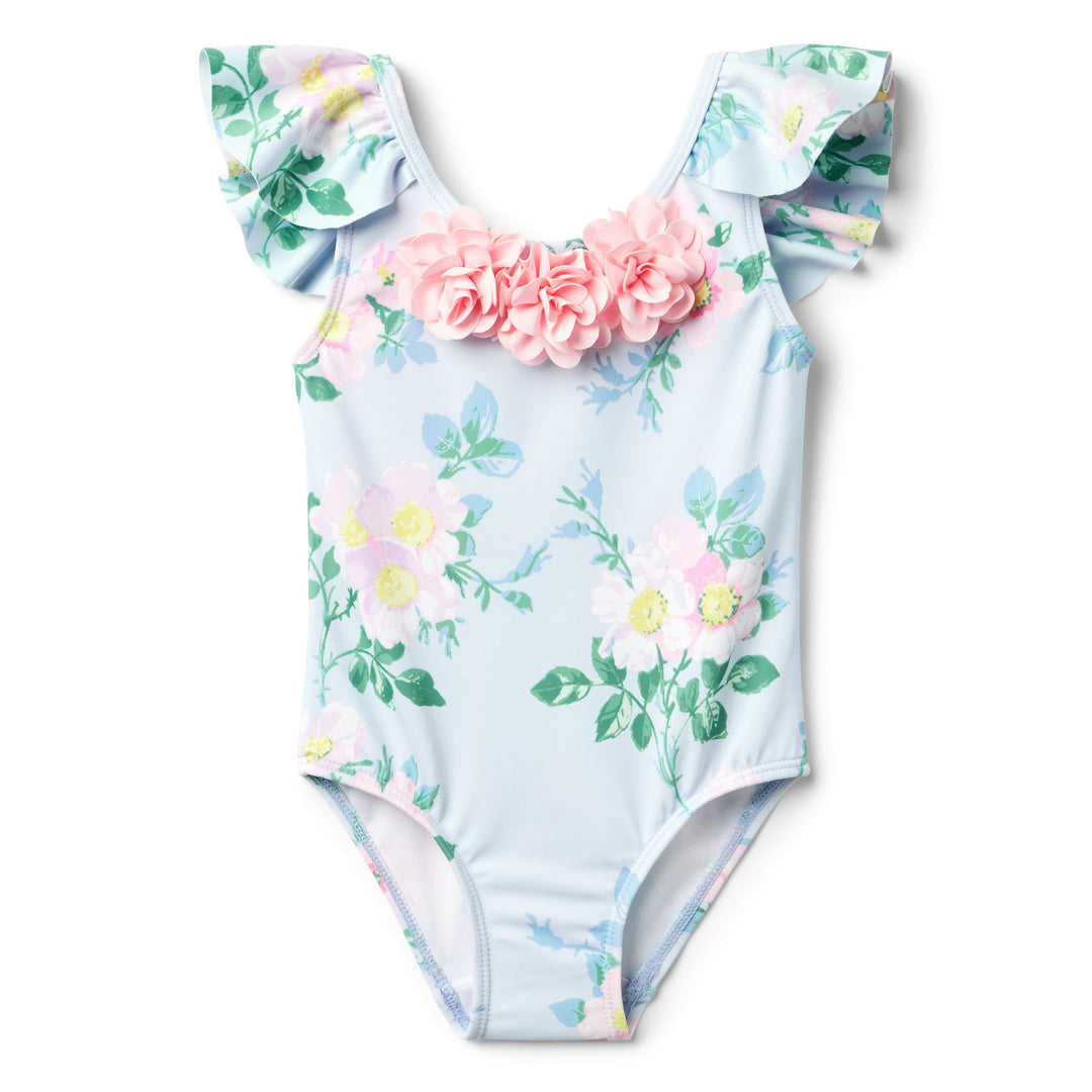 Vestido De Baño Multi Floral para Niña