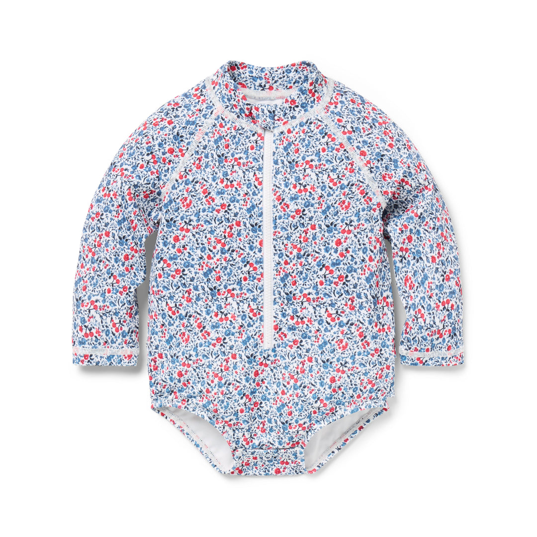 Vestido De Baño Cherry Floral para Bebé Niño