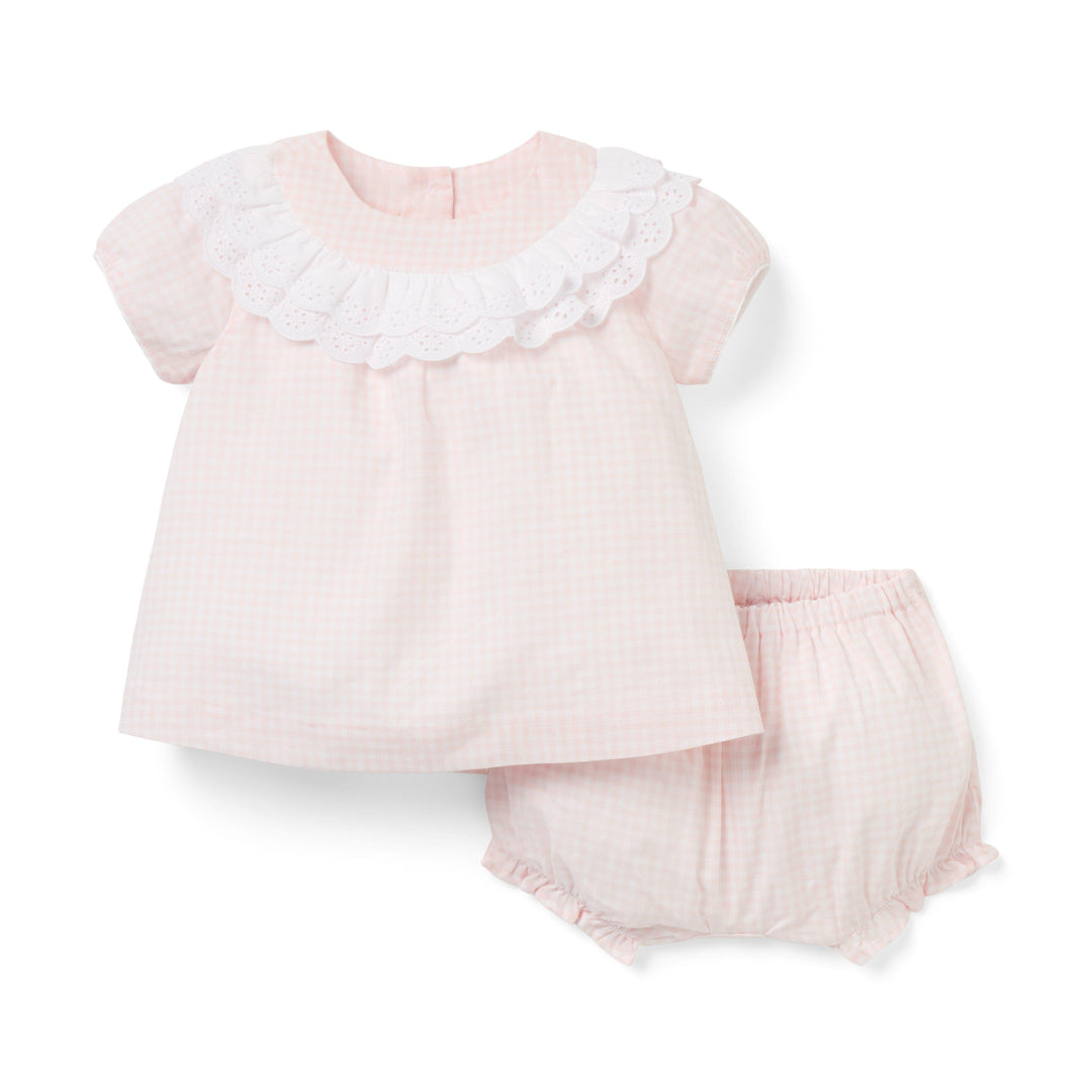Conjunto de Short Ivory para Bebé Niña