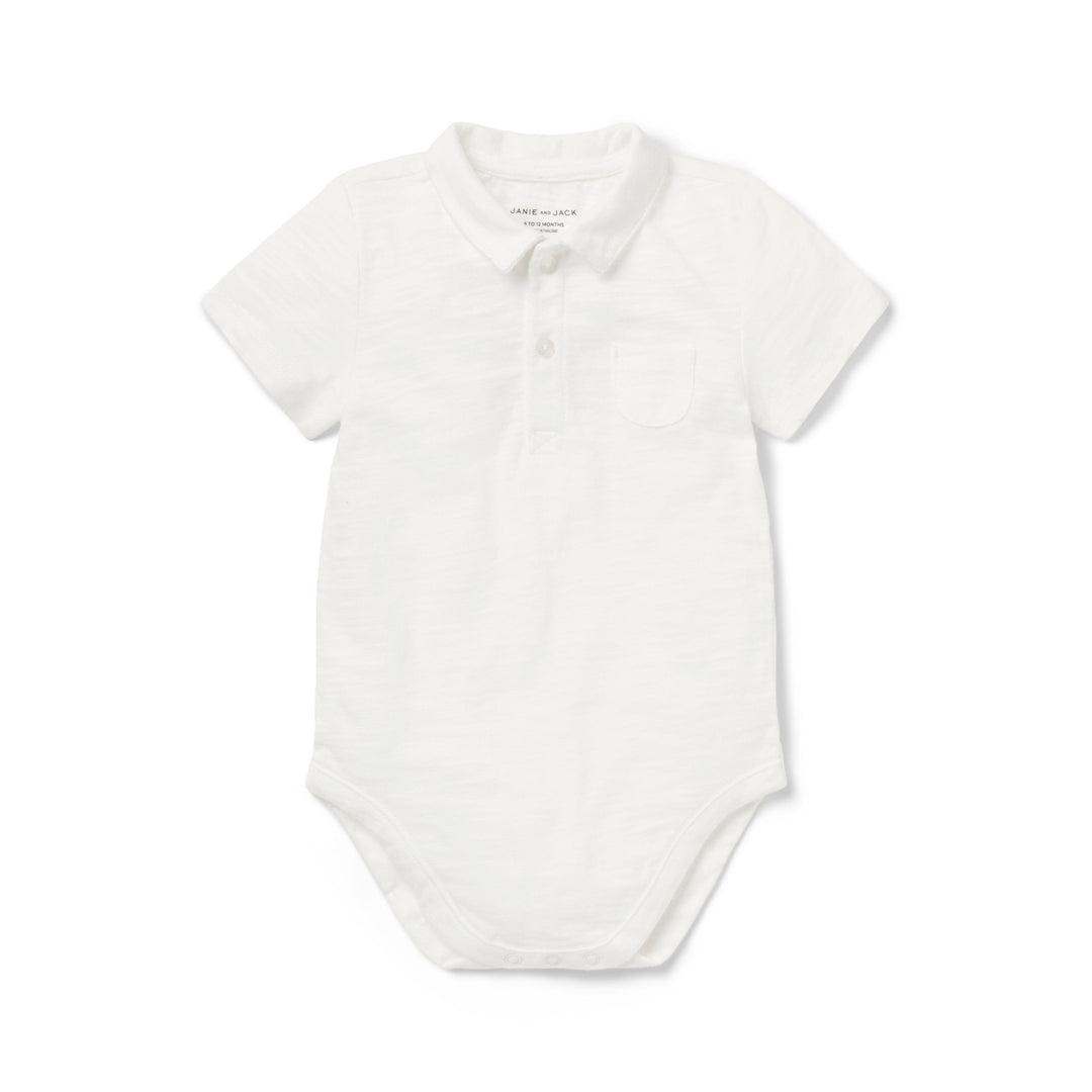 Body Slub Polo para Bebé Niño