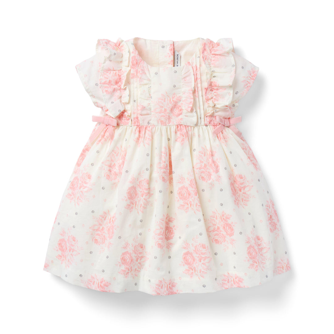 Vestido Floral Pink para Bebé Niña