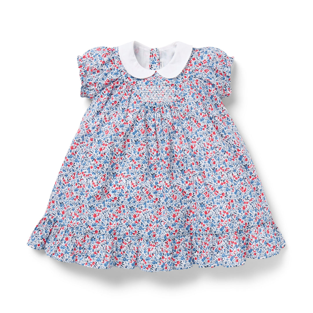 Vestido Cherry Floral para Bebé Niña