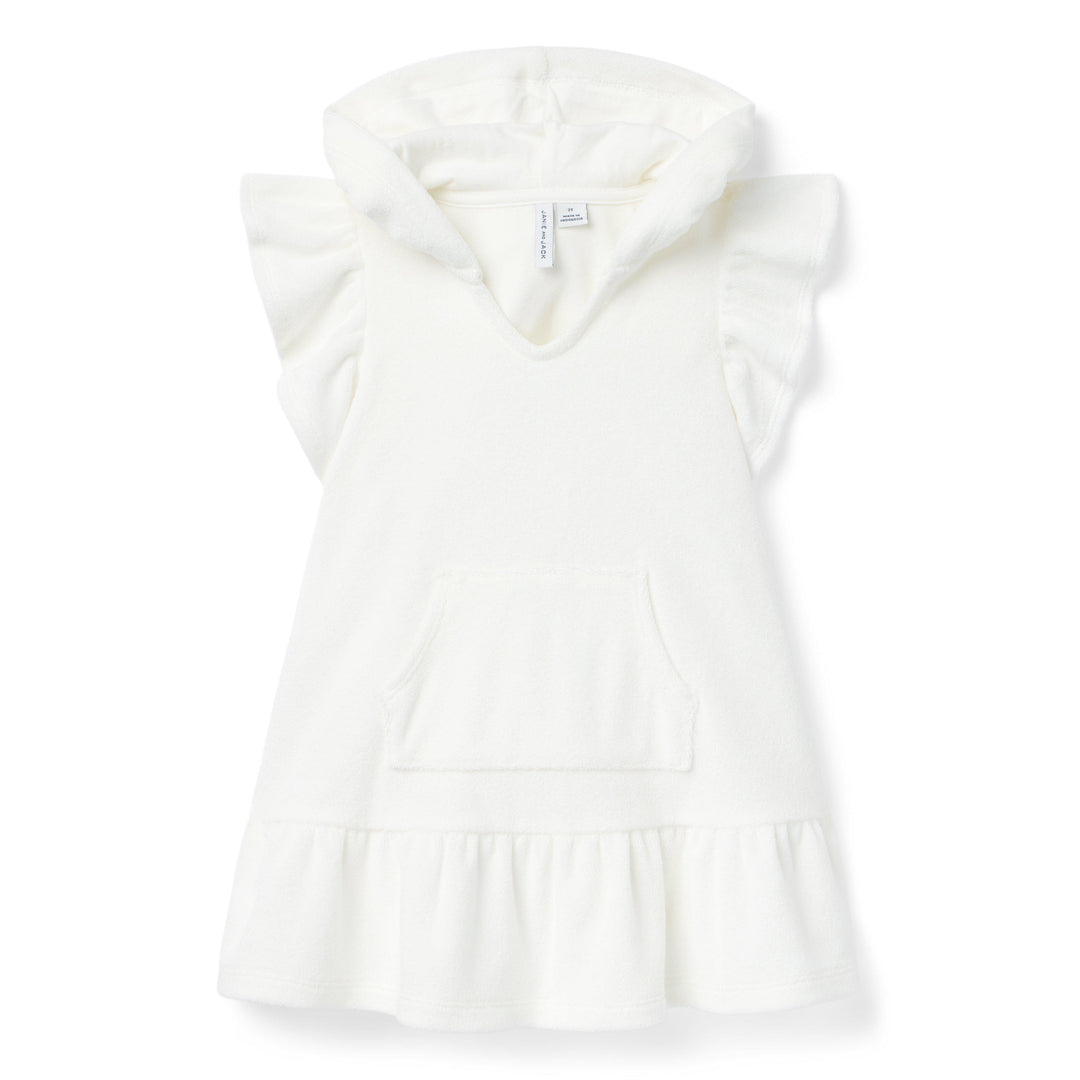 Bata Toalla Terry Hd White para Bebé Niña