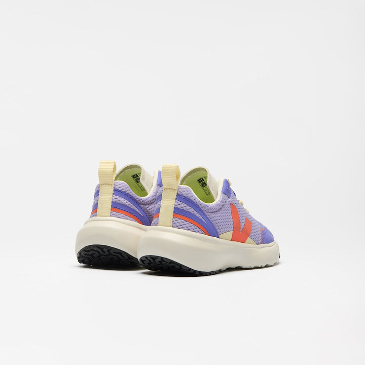 Veja Zapatilla Small Canary Light Lavande Orange Fluo Acai para Niña