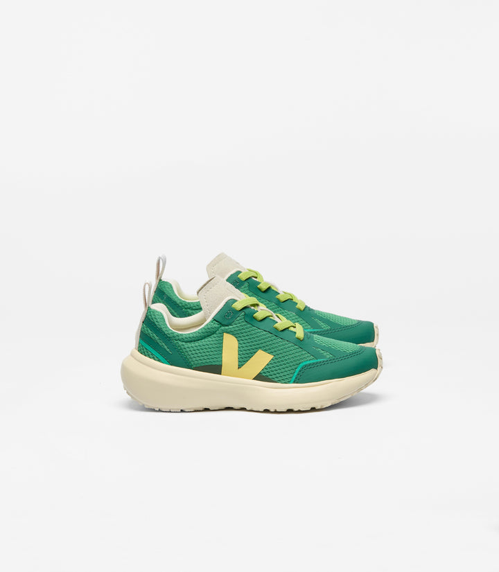 VEJA NIÑO ZAPATILLA CANARY LI ALVM EMERAUDE/MIMOSA