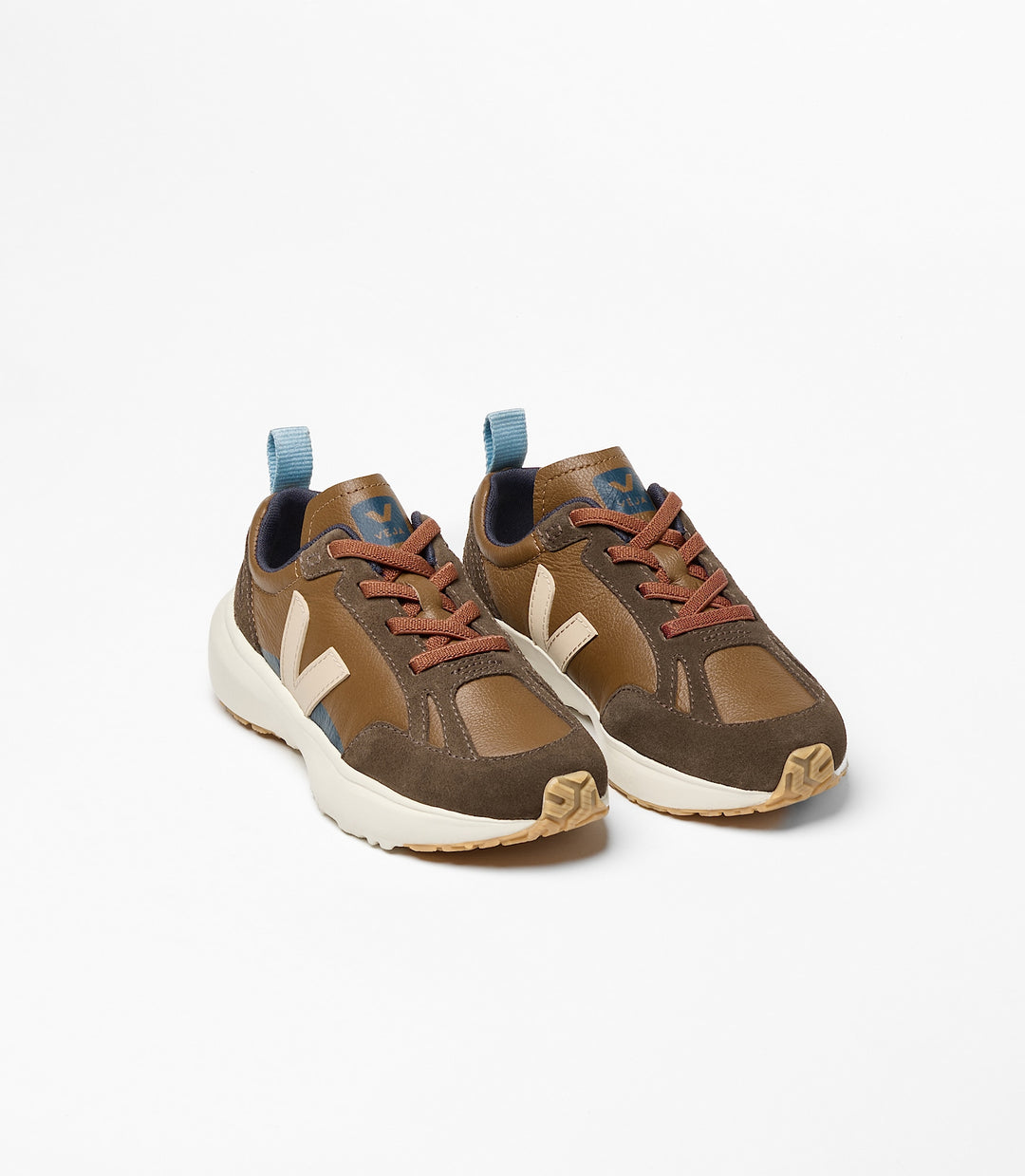 Veja Zapatilla Bonpoint Small Canary Brown Almond para Niño