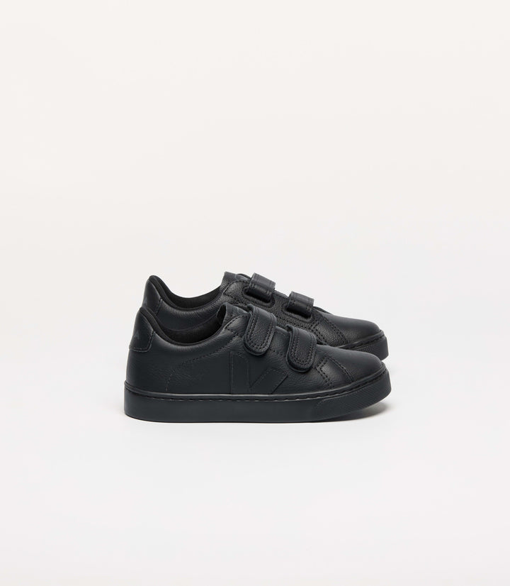 VEJA NIÑO ZAPATILLA ESPLAR LEATHER FULL-BLACK