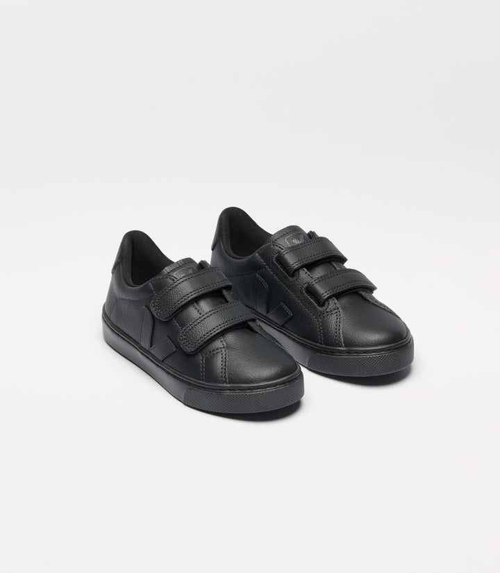 VEJA NIÑO ZAPATILLA ESPLAR LEATHER FULL-BLACK