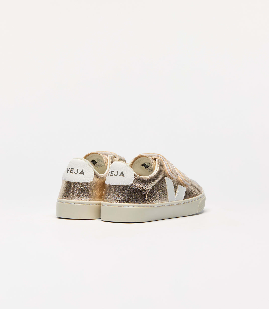 VEJA NIÑA ZAPATILLA ESPLAR LEATHER PLATINE/WHITE