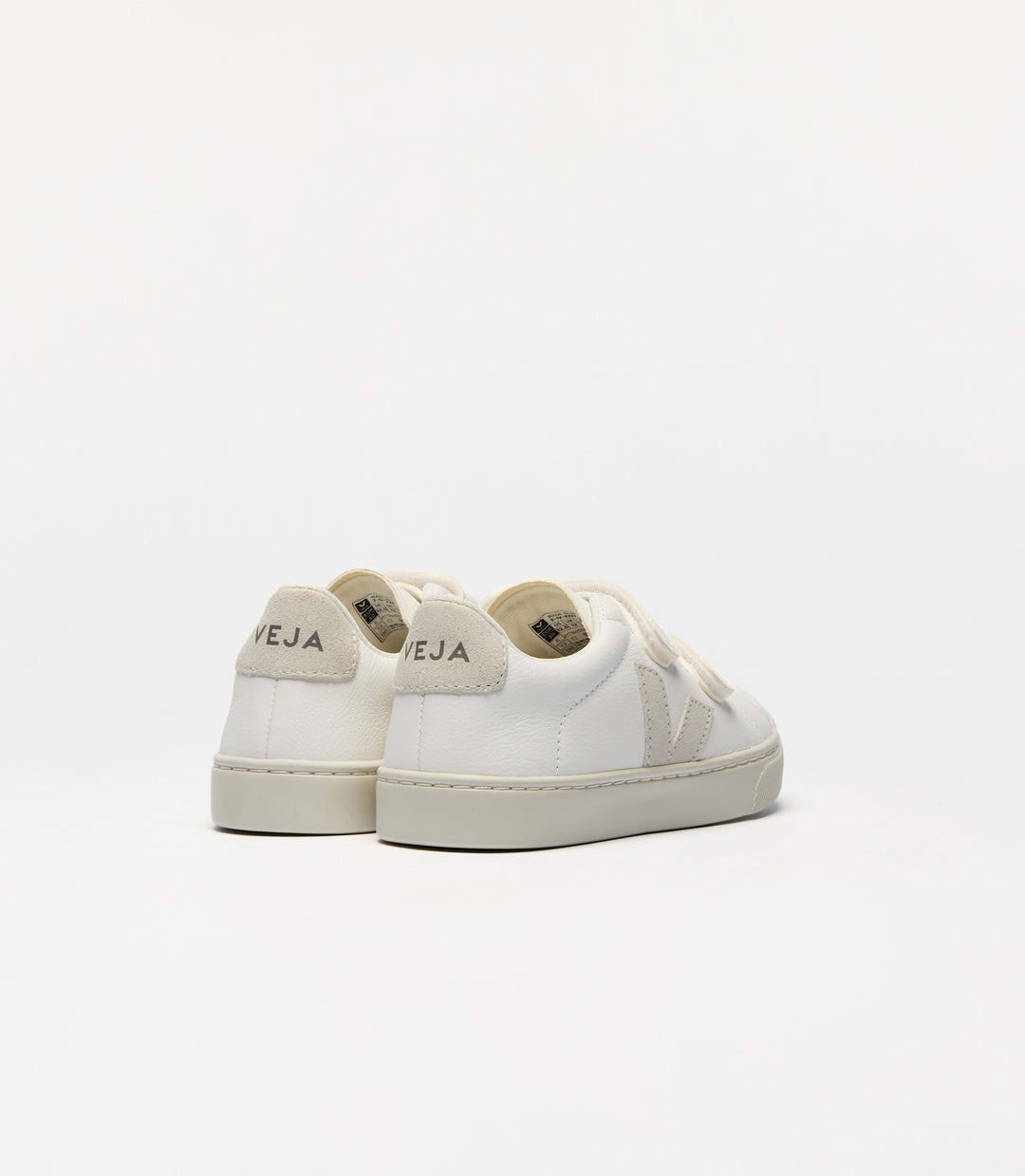 VEJA NIÑO ZAPATILLA ESPLAR LEATHER WHITE/NATURAL