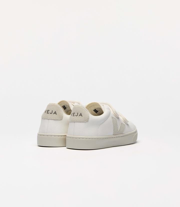 VEJA NIÑO ZAPATILLA ESPLAR LEATHER WHITE/NATURAL