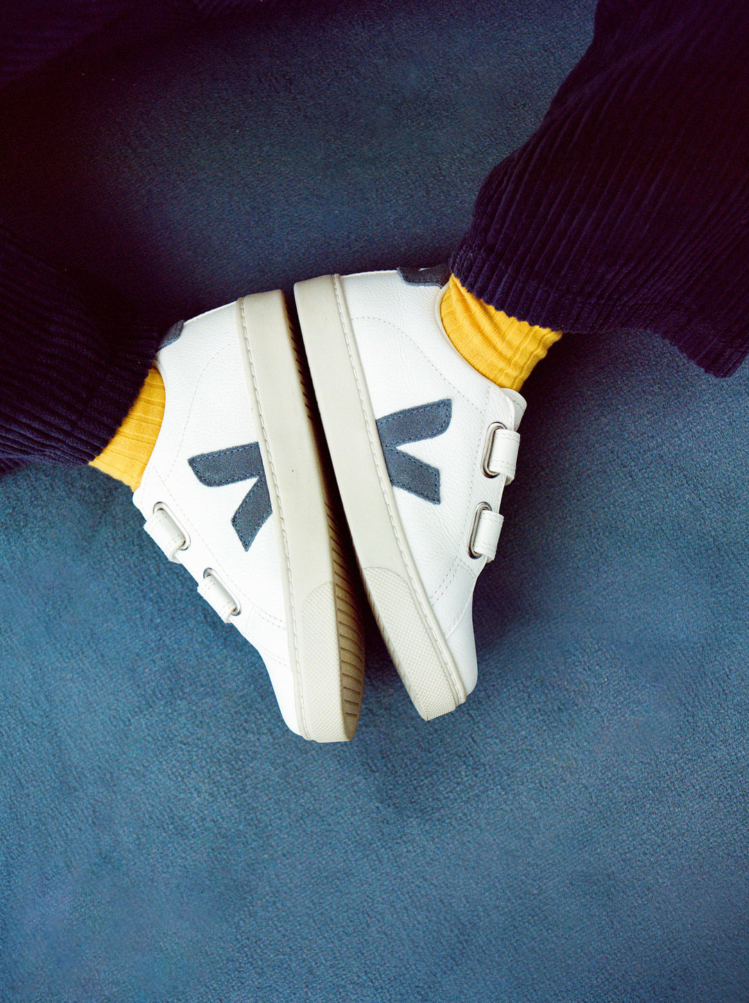 VEJA NIÑO ZAPATILLA ESPLAR LEATH WHITE/CALIFORNIA