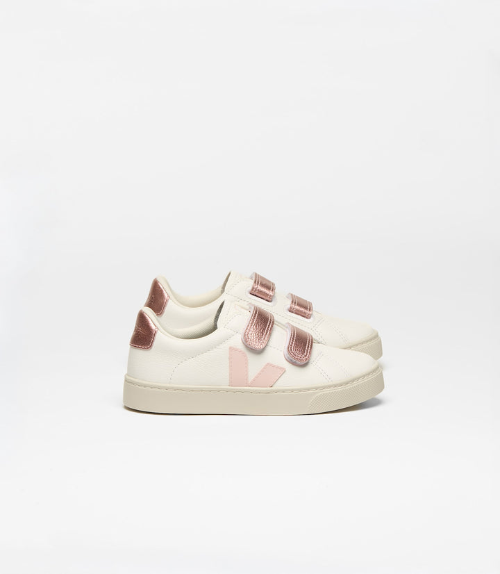 Veja Zapatilla Small Esplar Extra White Petale Nacre para Niña