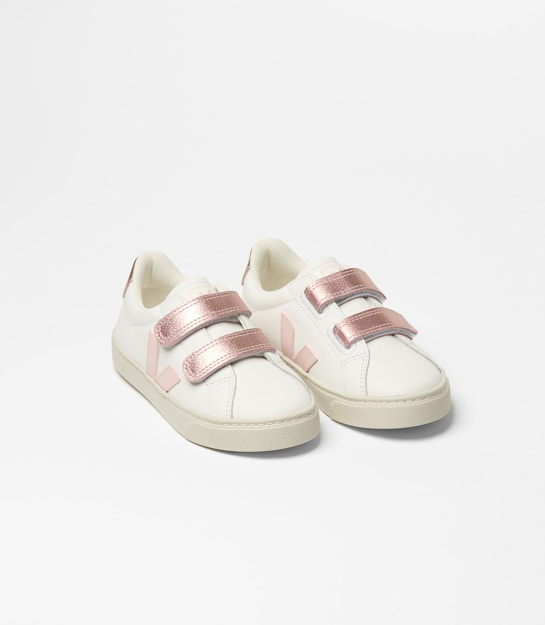 Veja Zapatilla Small Esplar Extra White Petale Nacre para Niña