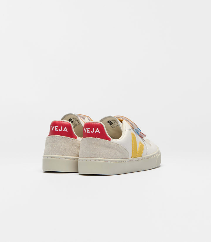VEJA NIÑO ZAPATILLA V-10 LEATHER WHITE/TONIC