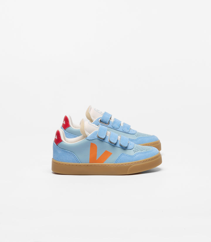 VEJA NIÑO ZAPATILLA V-90 O.T. STEEL/FURY/NATURAL