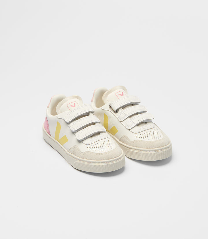 VEJA NIÑA ZAPATILLA V-90 O.T. WHITE/AURORA/GLIMMER