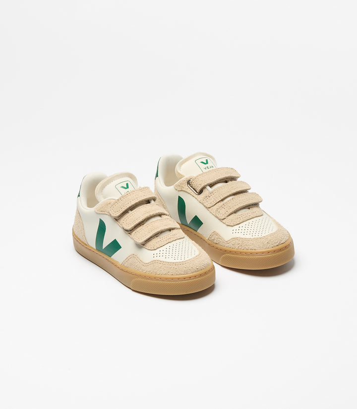 Veja Zapatilla Small V-90 Pure Golf Almond para Niño