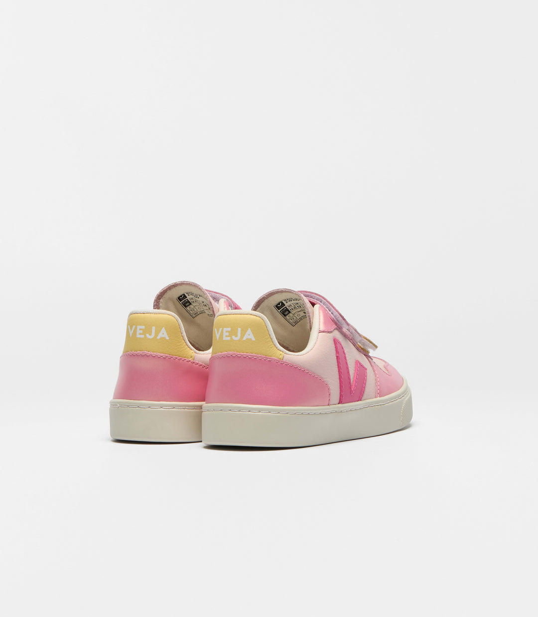 VEJA NIÑA ZAPATILLA V-10 LEATHER PETAL/MIA/GLIMMER