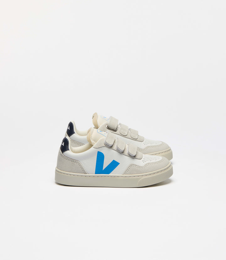 VEJA NIÑO ZAPATILLA V-90 O.T. LEATHER EXTRA-WHITE/EGEE