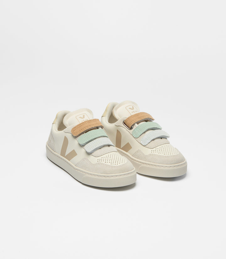 VEJA ZAPATILLA V-90 LEATHER  BONPOINT PURE/ALM