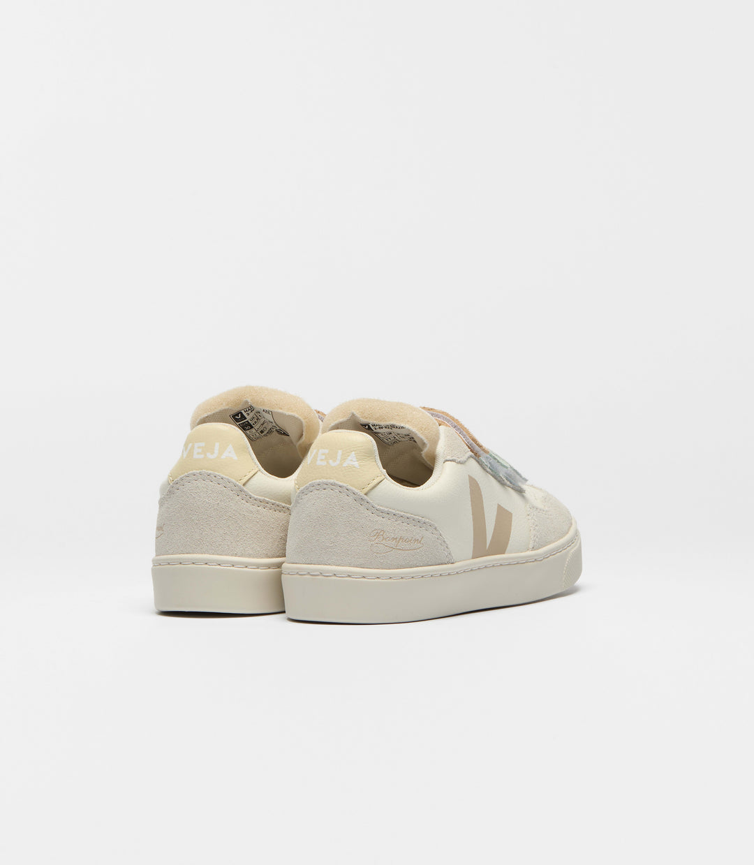 VEJA ZAPATILLA V-90 LEATHER  BONPOINT PURE/ALM