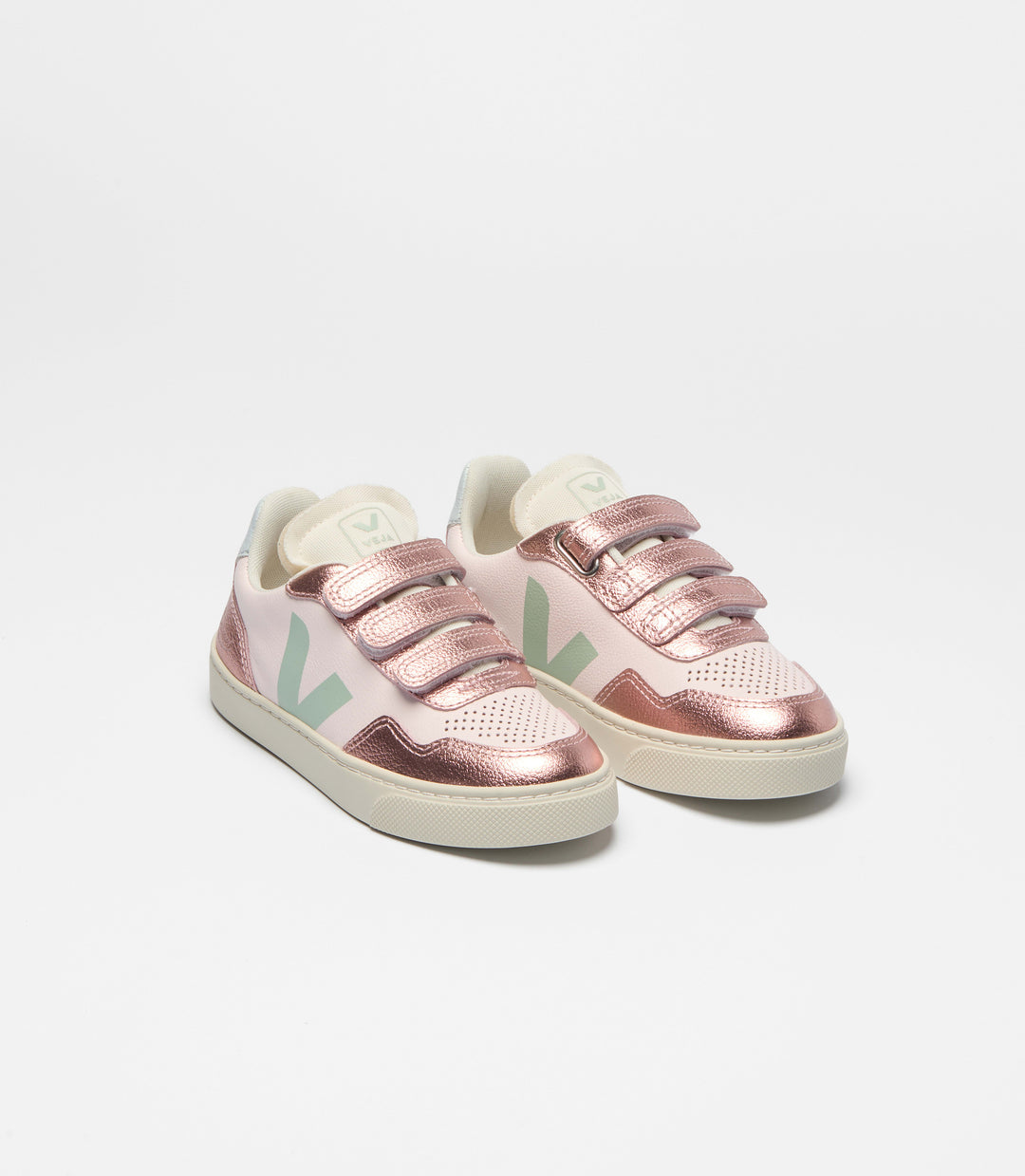 VEJA ZAPATILLA V-90 LEATHER BONPOINT LASSI SUN NACRE