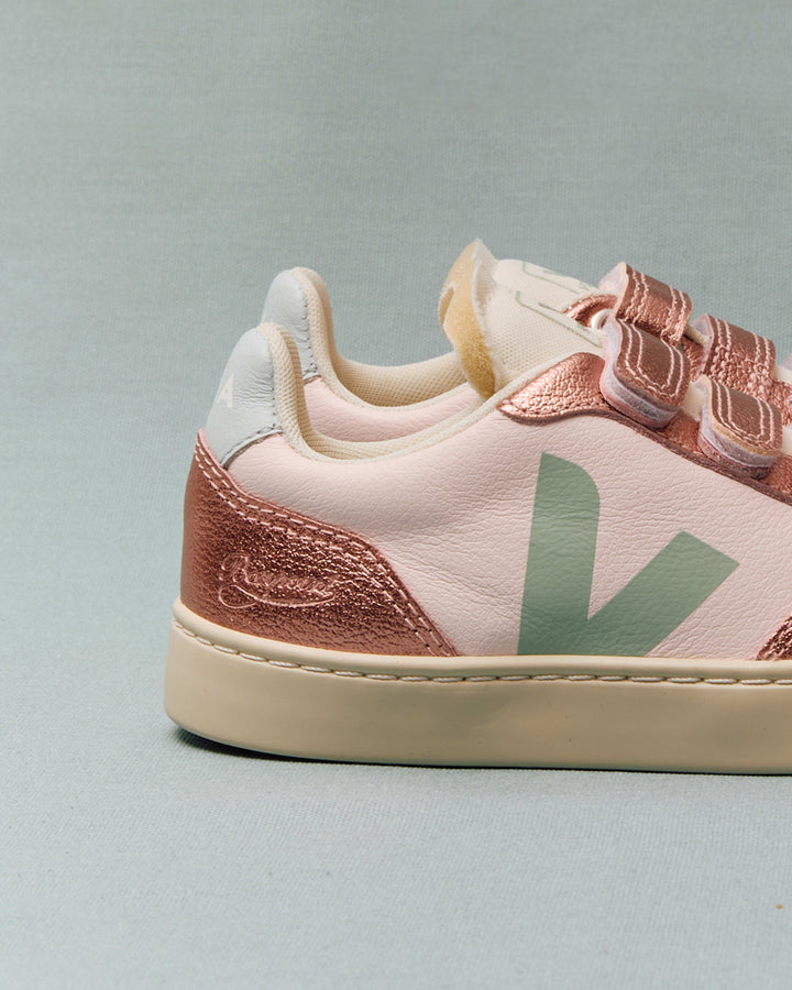 VEJA ZAPATILLA V-90 LEATHER BONPOINT LASSI SUN NACRE