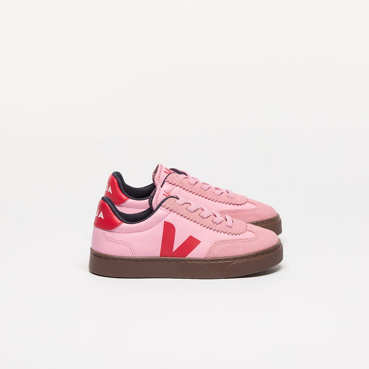 VEJA NIÑA ZAPATILLA VOLLEY O.T. LEATHER GUIMAUVE/PEKIN/BARK