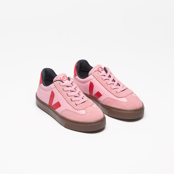 VEJA NIÑA ZAPATILLA VOLLEY O.T. LEATHER GUIMAUVE/PEKIN/BARK