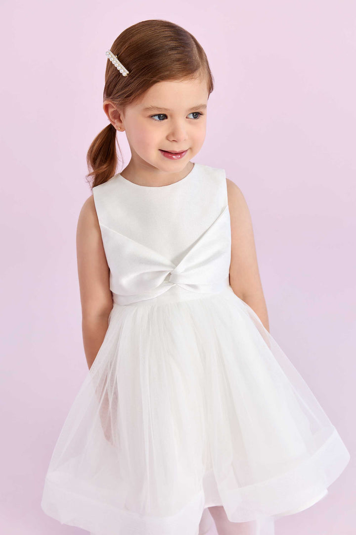 PETIT CHERIE NIÑA VESTIDO CLASSICOS OFF WHITE