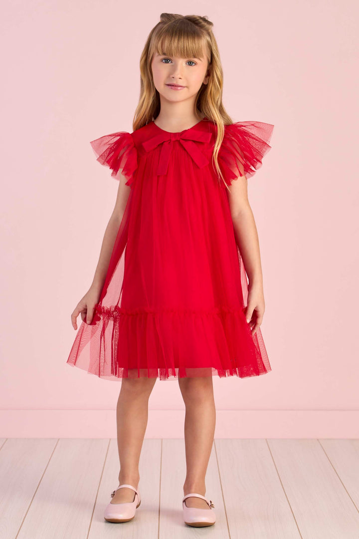 MON SUCRÉ NIÑA VESTIDO HOUSE'S FUN VERMELHO